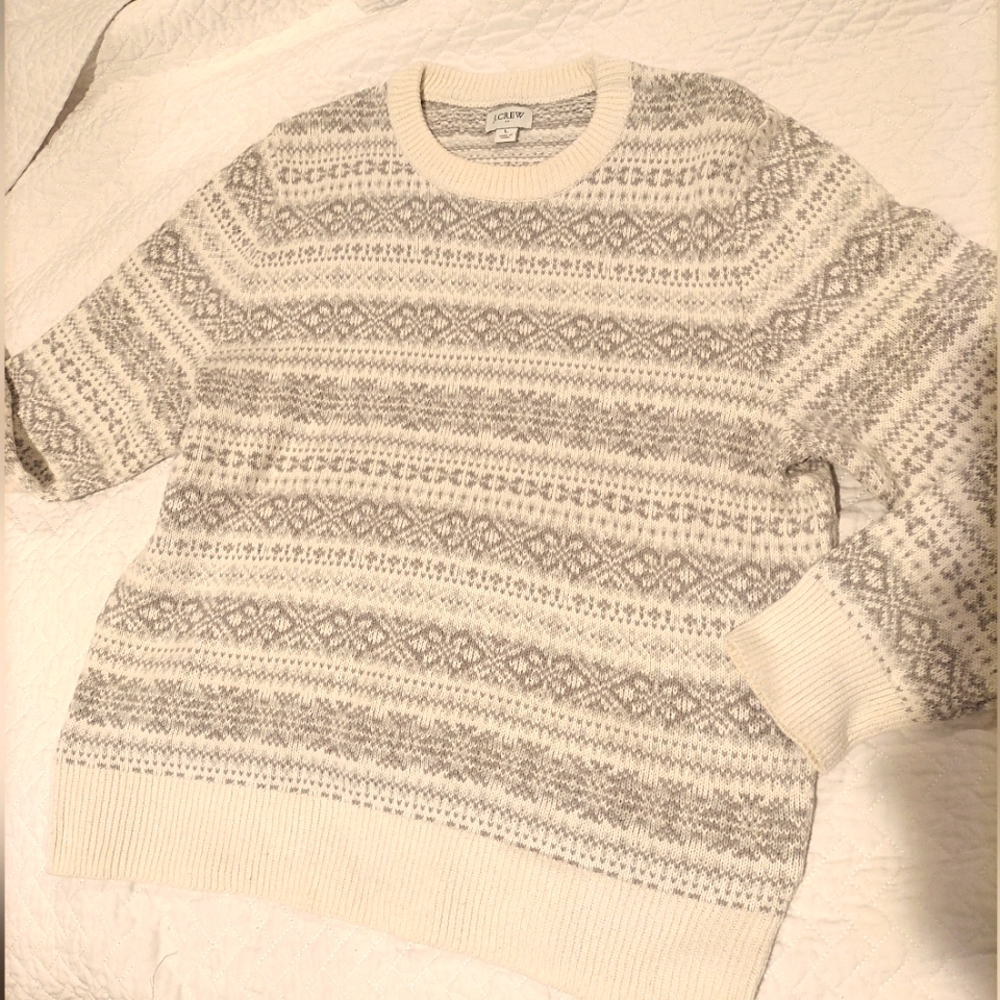 J Crew Factory Fair Isle Sweater